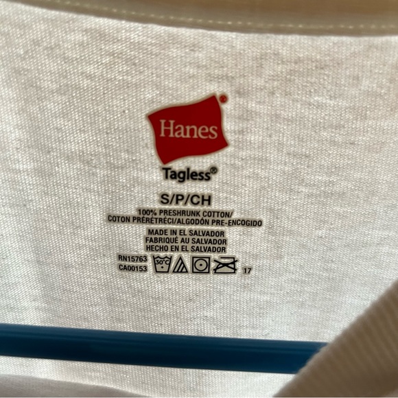 VOTE Hanes White Tshirt Small - Picture 4 of 4
